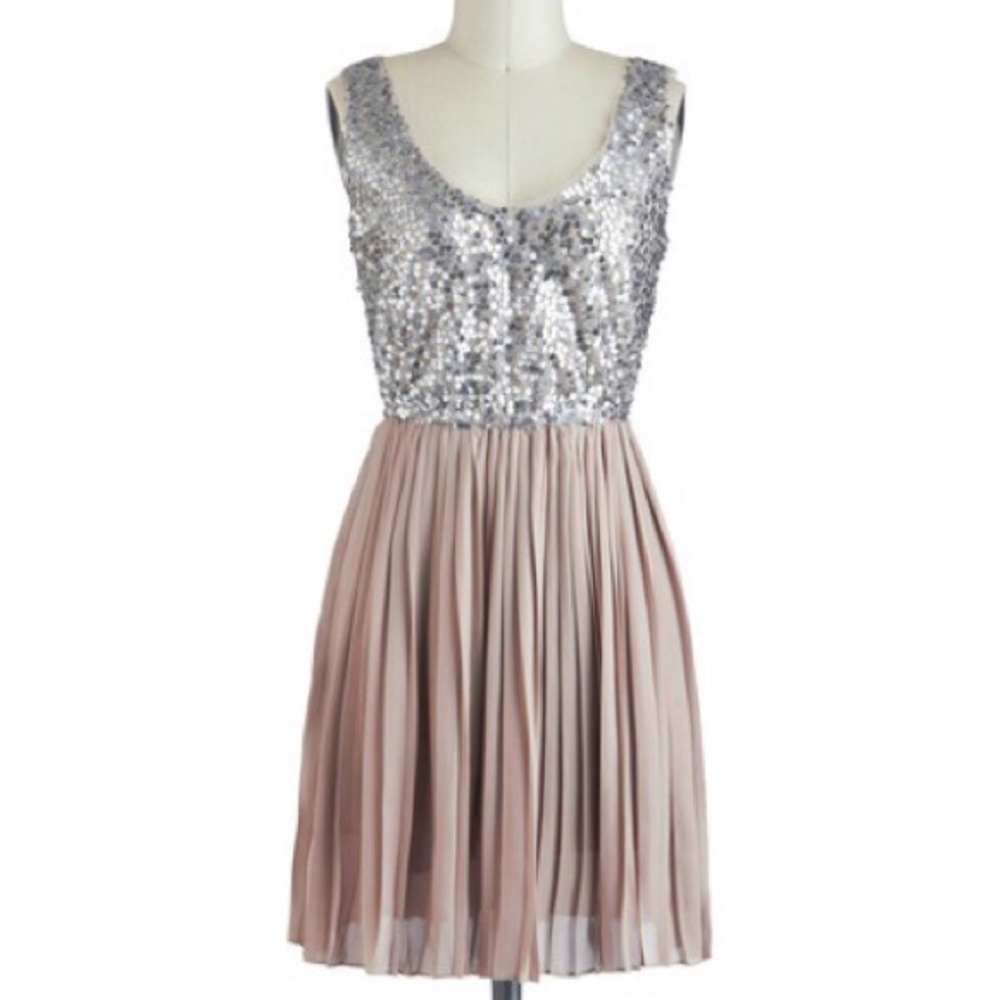 BB Dakota Olsen Sequin Chiffon Dress